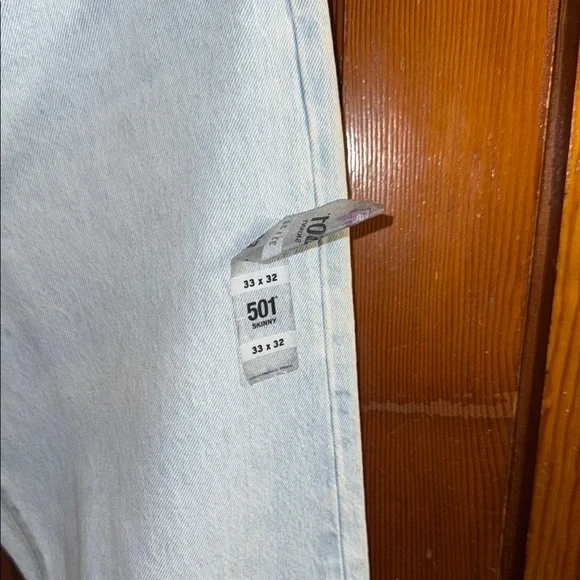 Levi's Women’s 501 Skinny Light Denim Jeans - Picture 6 of 13